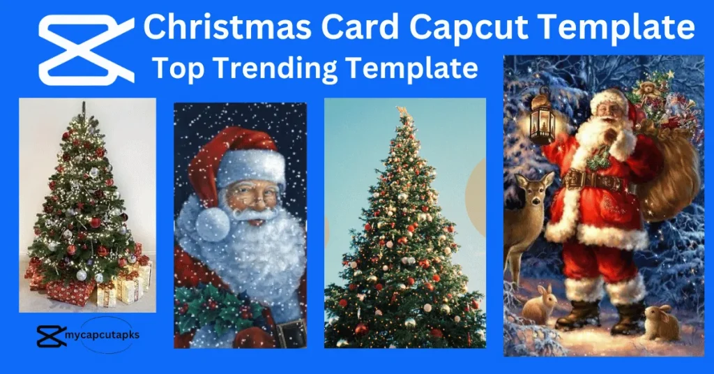 Christmas Card Capcut Template