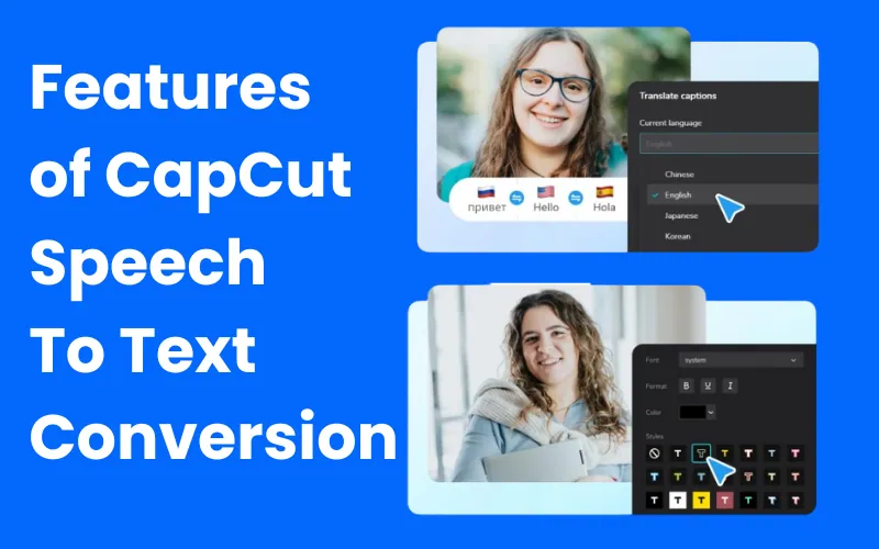 Features of CapCut Speech To Text Conversion